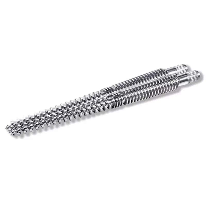 Dobre parafuso cónico entrelazado